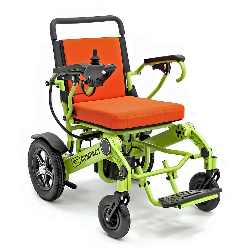 MET COMPACT 35 Кресло-коляска складная с электроприводом и 2 аккумуляторами MET